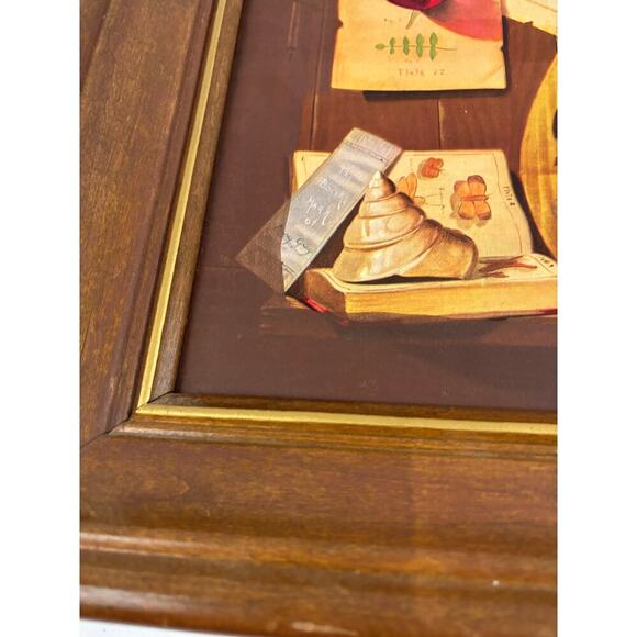 Musical Instrument F.H. Redelius Mid Century Framed Print 15.5"x18.5" - Picture 8 of 12